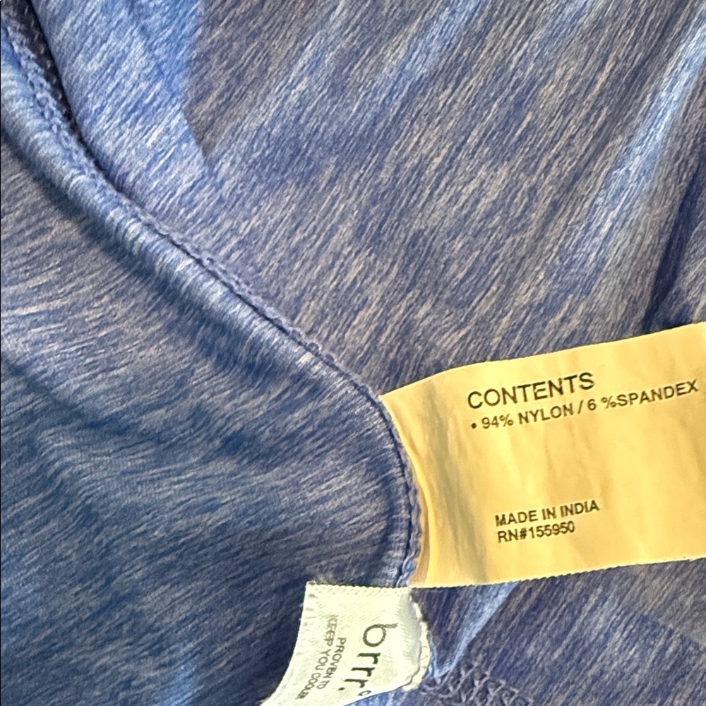 Greyson Men's Blue Quarter-Zip Performance Shirt - Picture 5 of 5